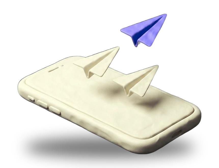 Clay illustration: rail launch (scene, keep)
